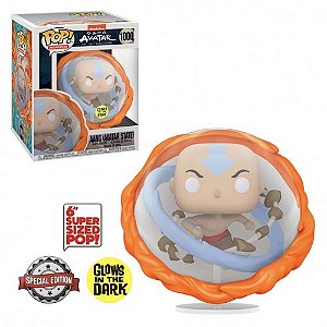 Pop Funko! Avatar - Aang Sized - Aang Avatar Glow Ex  #1000 - PRONTA ENTREGA