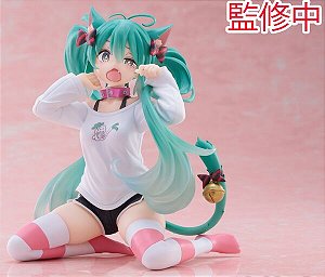 Vocaloid - Hatsune Miku - Desktop Cute - Nekomimi T-Shirt ver. (Taito) - RESERVA
