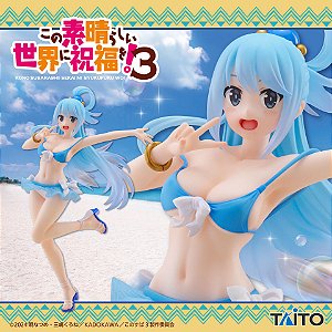 Kono Subarashii Sekai ni Shukufuku o! 3 - Aqua - Coreful Figure - Mizugi ver. (Taito) - PRONTA ENTREGA