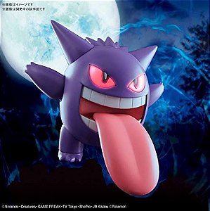 Pokemon - Gengar - Pokémon Plamo - Model Kit Quick!! (Bandai Spirits) - PRONTA ENTREGA