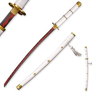 Espada Katana Bambu (Habakiri Kozuki Oden) - One Píece - Roronoa Zoro - Cosplay Coleção