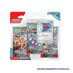 Pokémon TCG - EV7 - Blister Triplo Coroa Estelar - COPAG (PT-BR)