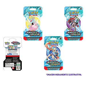 Pokémon TCG - Blister Unitário - Escarlate e Violeta 9 - Amigos de Jornada - COPAG (PT-BR)