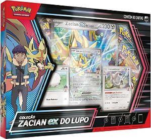 Pokémon TCG - Box Coleção Zacian Ex Do Lupo - COPAG (PT-BR)