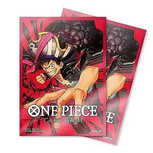 Official Card Sleeve TCG One Piece - Monkey D. Luffy - PRONTA ENTREGA