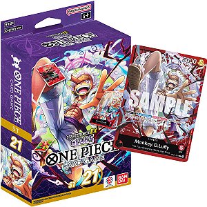One Piece TCG - Deck Inicial - ST-21 - EX Gear 5 (ING) - PRONTA ENTREGA