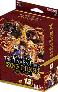 One Piece TCG - Deck Inicial - ST-13 - Ultra Deck - The Three Brothers (ING) - PRONTA ENTREGA