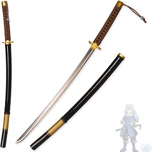 Espada Katana Metal Sem Fio - That Time I Got Reincarnated as a Slime - Rimuru Tempest - Cosplay Coleção