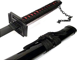 Espada Katana Bambu Sem Fio (Zangetsu Bankai) - Bleach - Kurosaki Ichigo - Cosplay Coleção