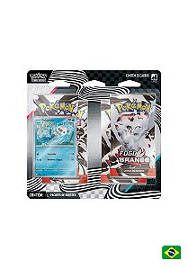 Pokémon TCG - EV10.5 - Blister Quadruplo Fogo Branco e Raio Preto - COPAG (PT-BR)