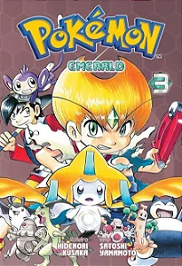 Mangá Pokémon Emerald - Vol. 03 - Panini - Lacrado - Novo