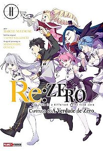 Mangá Re: Zero Capitulo 3 - A Verdade De Zero - Vol. 11 - Panini - Lacrado - Novo