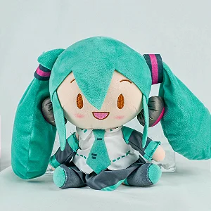 Pelúcia Plush Hatsune Miku Clássica 20cm - PRONTA ENTREGA