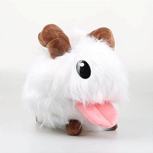 Pelúcia League Of Legends LOL Poro 30cm Branco - PRONTA ENTREGA
