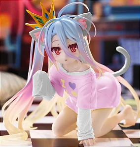 No Game No Life - Shiro - Desktop Cute - Nekomimi T-Shirt ver., Renewal (Taito) - RESERVA