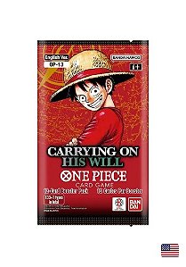 One Piece TCG - Booster Avulso - OP-13 - Carrying on His Will (ING) - PRONTA ENTREGA
