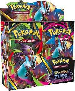 Pokémon TCG - Caixa de Booster - Megaevolução 2 - Fogo Fantasmagórico - COPAG (PT-BR)