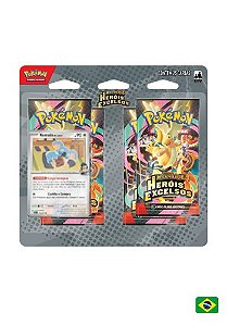 Pokémon TCG - Blister Quádruplo Megaevolução 2.5 - Heróis Excelsos (PT-BR)