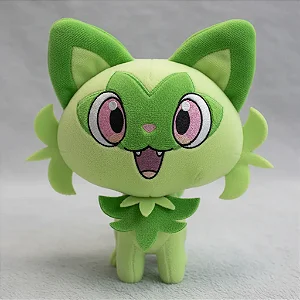 Pelúcia Pokemon - Sprigatito 16cm - Pronta Entrega