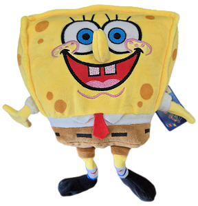 Pelúcia - Bob Esponja 24cm - Pronta Entrega