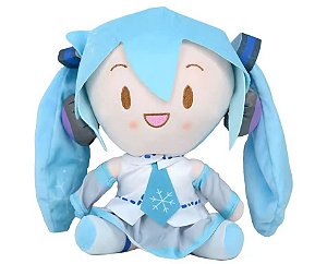 Pelúcia Plush Hatsune Miku Azul 20cm - PRONTA ENTREGA
