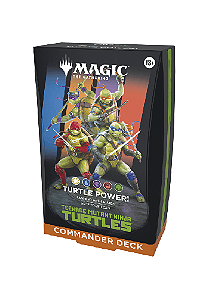 Magic: The Gathering Tartarugas Ninja Teenage Mutant - Deck Commander - Turtle Power - PRONTA ENTREGA