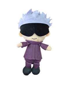 Pelúcia - Jujutsu Kaisen - Satoru Gojo - 26cm - Pronta Entrega