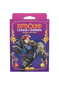 Riftbound TCG - Deck Pré Construído - Unleashed - Champion Deck: Vi - Pré-Venda
