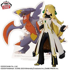 Pokémon Masters EX - Cynthia & Mega Garchomp - Panel Spectacle (Bandai Spirits) - RESERVA