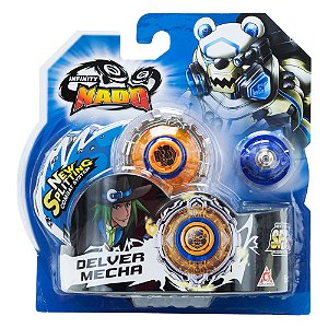 Pião de Batalha Infinity Nado Standard Series - Delver Mecha - PRONTA ENTREGA