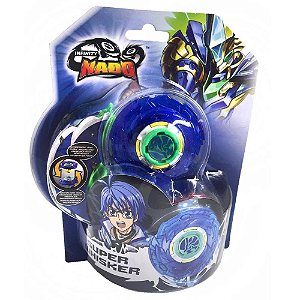 Pião de Batalha Infinity Nado - PlastIc Series - Azul - PRONTA ENTREGA