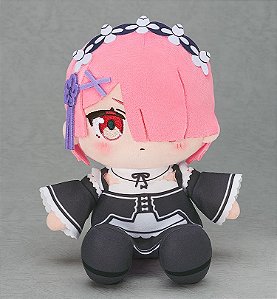 Pelúcia - Re:Zero - Ram - 17cm (Good Smile Company) - Pronta Entrega
