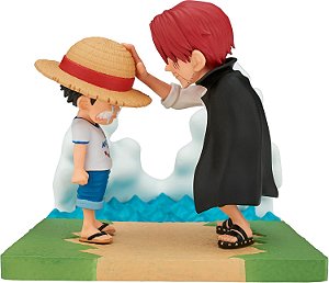 One Piece - Akagami no Shanks - Monkey D. Luffy - Log Stories - World Collectable Figure (Bandai Spirits) PRONTA ENTREGA