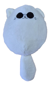 Pelúcia - Jujutsu Kaisen - Satoru Gojo Cat 20cm - Pronta Entrega