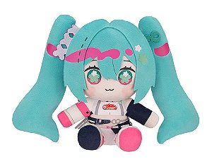 Pelúcia - Hatsune Miku - Huggy Doll - Racing Ver. 2025 (Good Smile Company) - Pronta Entrega