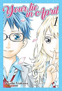 Your Lie In April - Vol.01 - Panini - Lacrado - Novo