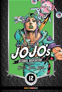 Jojo's Bizarre Adventure – Parte 7 – Steel Ball Run - Vol.12 - Panini - Lacrado - Novo