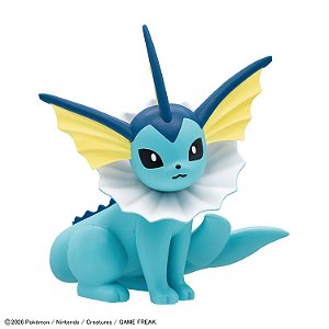 Pokémon - Vaporeon - Pokémon Plamo - Poképla Quick!! (27) (Bandai Spirits) - Pronta Entrega
