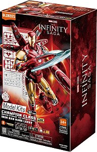 Marvel Infinity Saga Champion Iron Man Mark LXXXV DX - Blokees - PRONTA ENTREGA