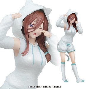 The Quintessential Quintuplets - Nakano Miku - Fascinity Figure - Nekomimi Hoodie (Fukuya) - Pronta Entrega