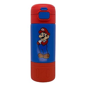 Garrafa 450ml Capsule Super Mario - Zonacriativa - Pronta Entrega