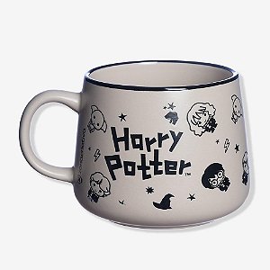 Caneca porcelana Moma Harry Potter 500ML licenciada Cor:Branca - Zona Criativa