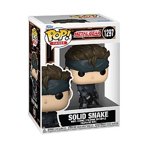Boneco Funko Pop! Metal Gear Solid - Solid Snake #1297 - PRONTA ENTREGA
