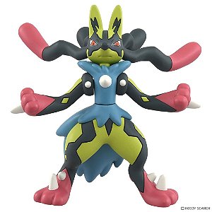 Pocket Monsters - Lucario - MonCollé (2023) - Monster Collection - Kiiroi Mega Lucario - PRONTA ENTREGA