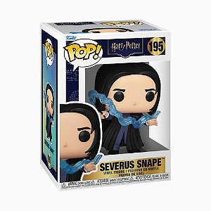 Boneco Funko Pop! Harry Potter - Snape Com Patrono #195 - PRONTA ENTREGA