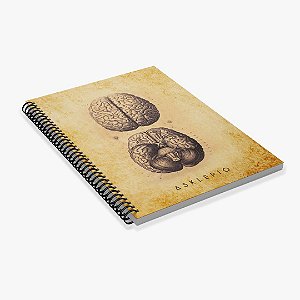 Caderno Brain Art Vintage