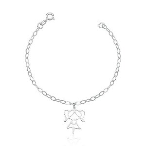 Pulseira menina - prata 925