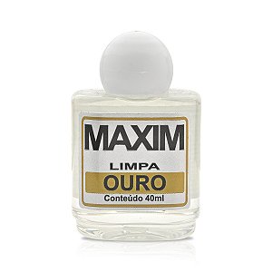 Limpa Ouro Maxim Original 40ml - Liquido para limpar ouro