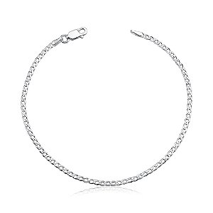 Pulseira Masculina Grumet 2mm De Prata 925 Maciça