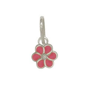 Pingente Flor Rosa Prata 925